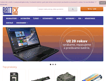 Tablet Screenshot of battex.sk