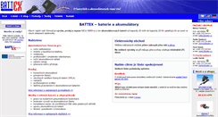 Desktop Screenshot of battex.cz